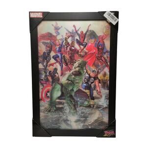 MARVEL 3D Lenticular Framed Wall Art Shadow Box